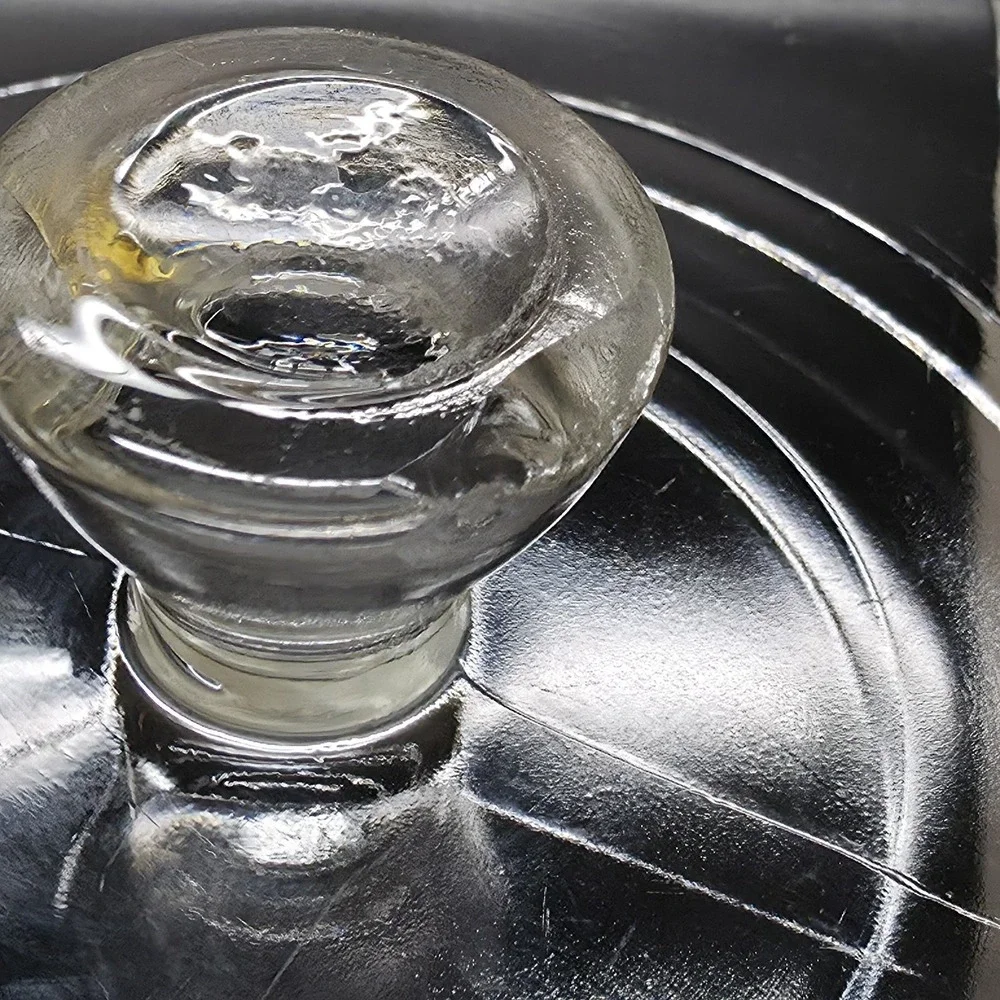 Pyrex Square Casserole Lid - Part# P-12-C - High Top Clear Lid - Small Handle